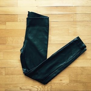 Faux leather leggings!